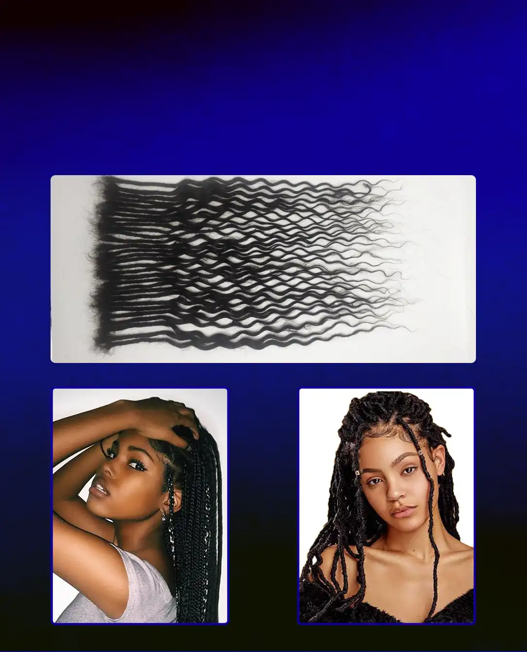 Loc Extension with Curly End